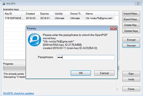 Download WinGPG 1.0.1 for