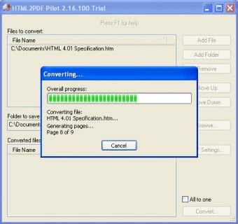 Download HTML2PDF Pilot 2.31